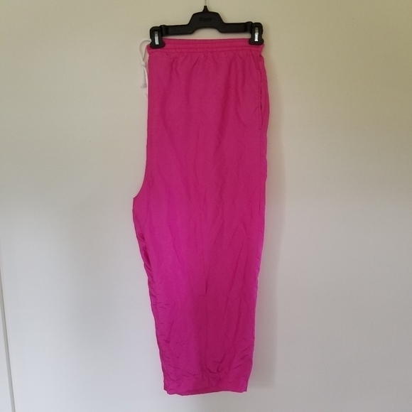 Vintage 2 Piece Pink Tracksuit Set From 90s Mixed Texture Panels Size 3x - Picture 6 of 9